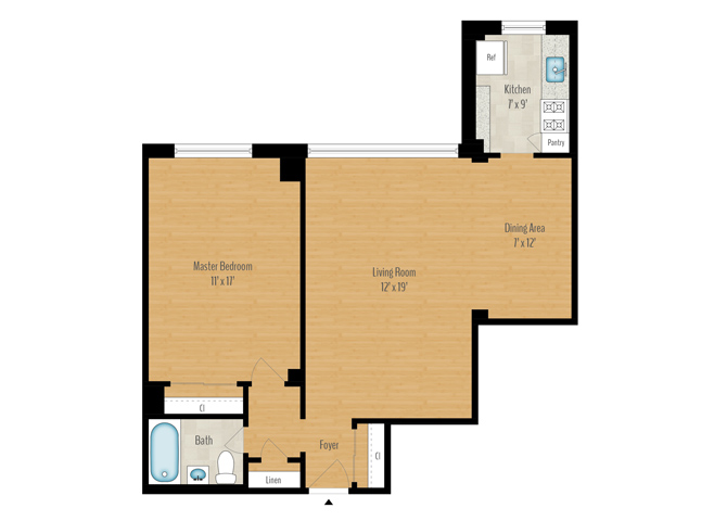 1 Bedroom Image