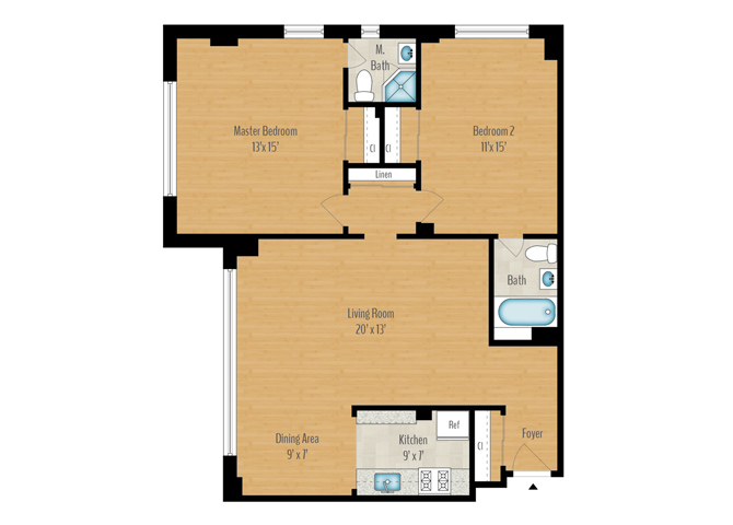 2 Bedroom Image