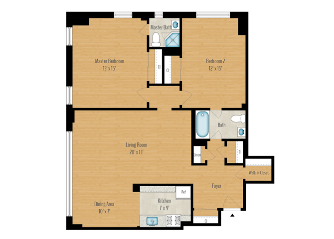 2 Bedroom Image