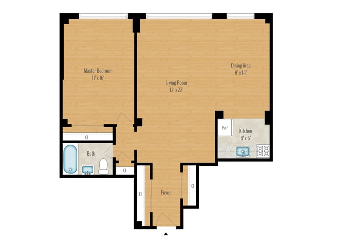 1 Bedroom Image