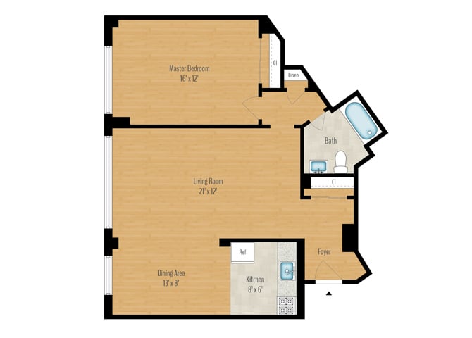 1 Bedroom Image