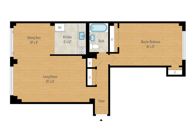 1 Bedroom Image