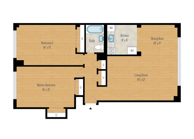 2 Bedroom Image