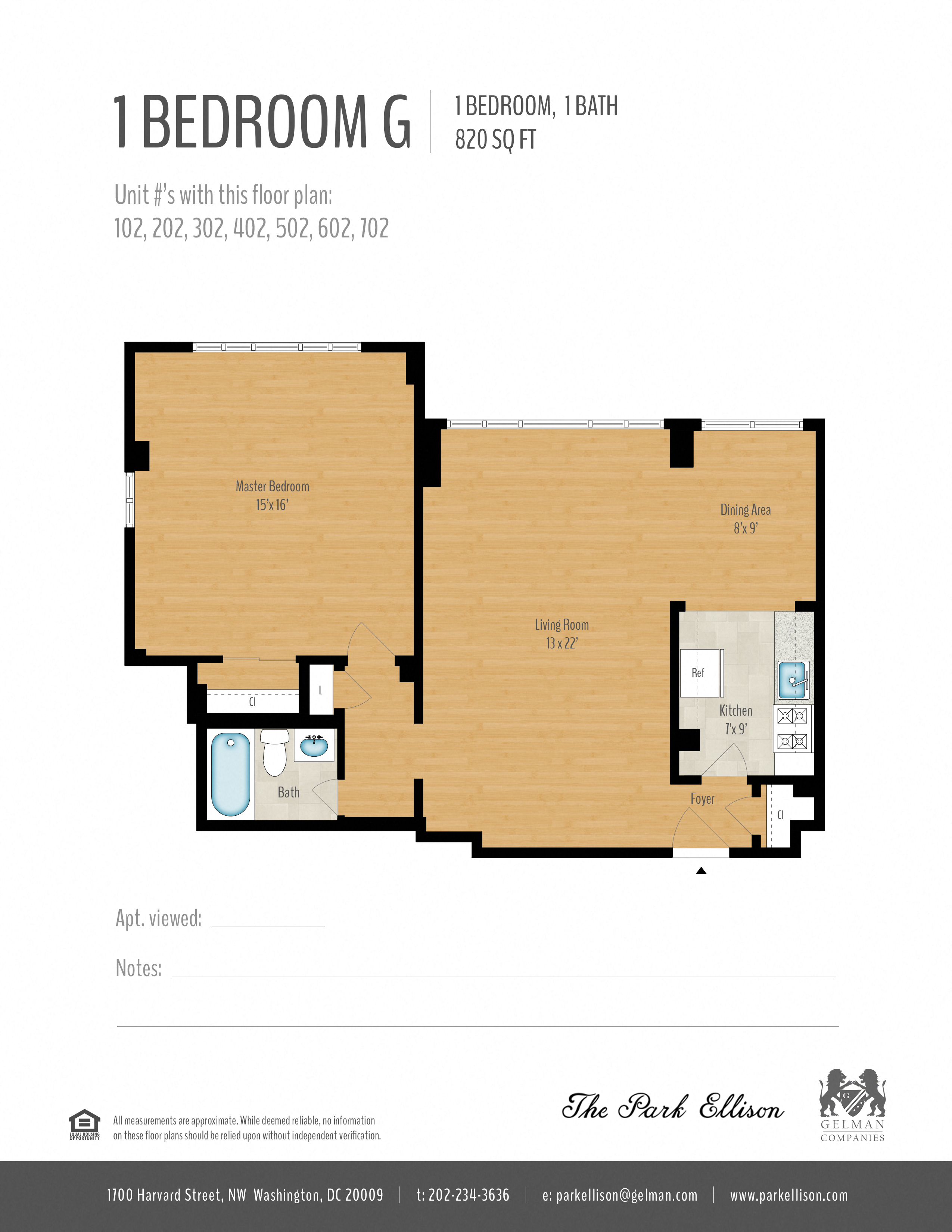 1 Bedroom Image