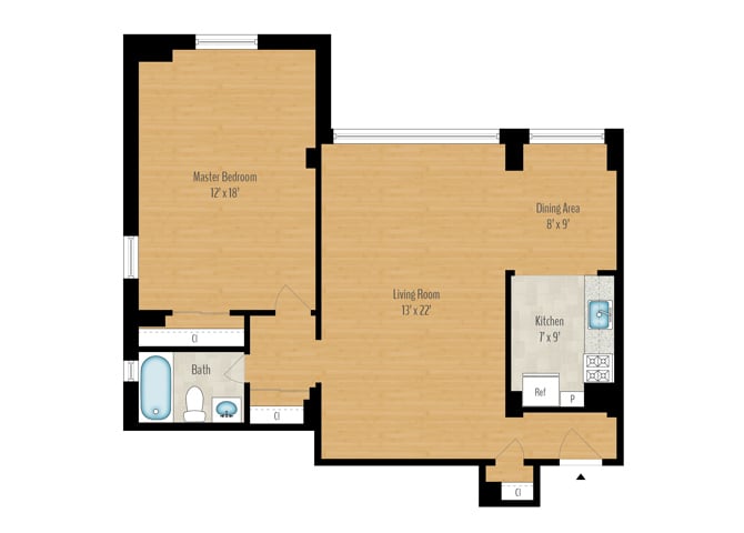 1 Bedroom Image