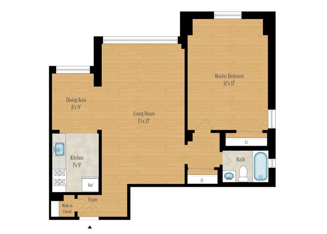 1 Bedroom Image