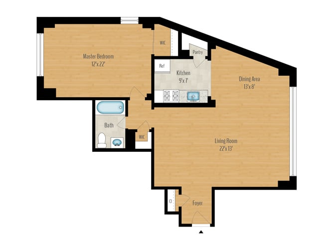 1 Bedroom Image