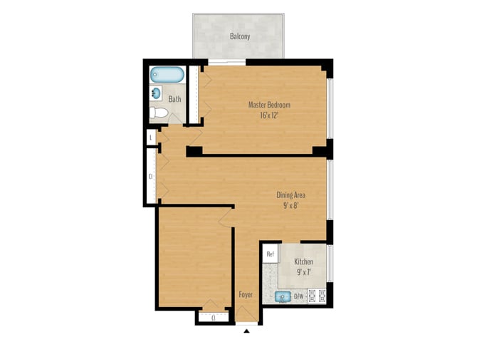 1 Bedroom Image