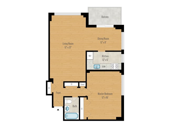 1 Bedroom Image