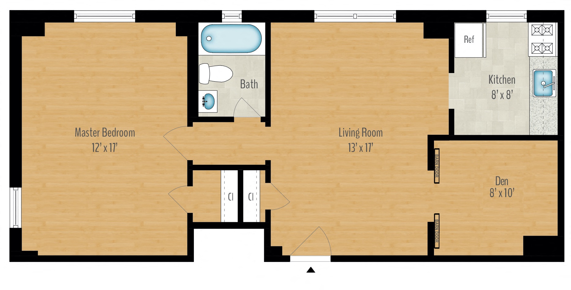 1 Bedroom + Den Image