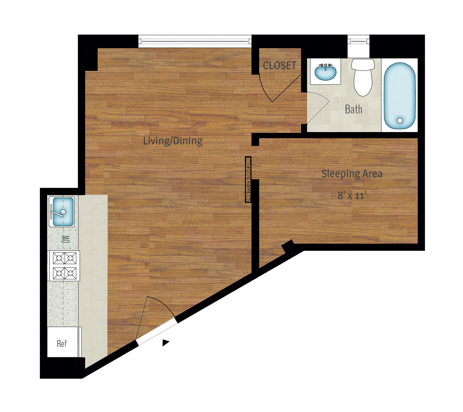 Junior 1-Bedroom Image