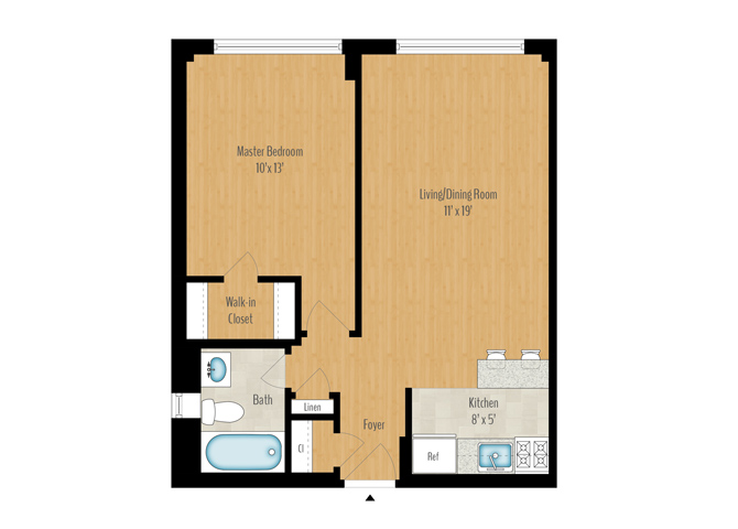 1 Bedroom Image