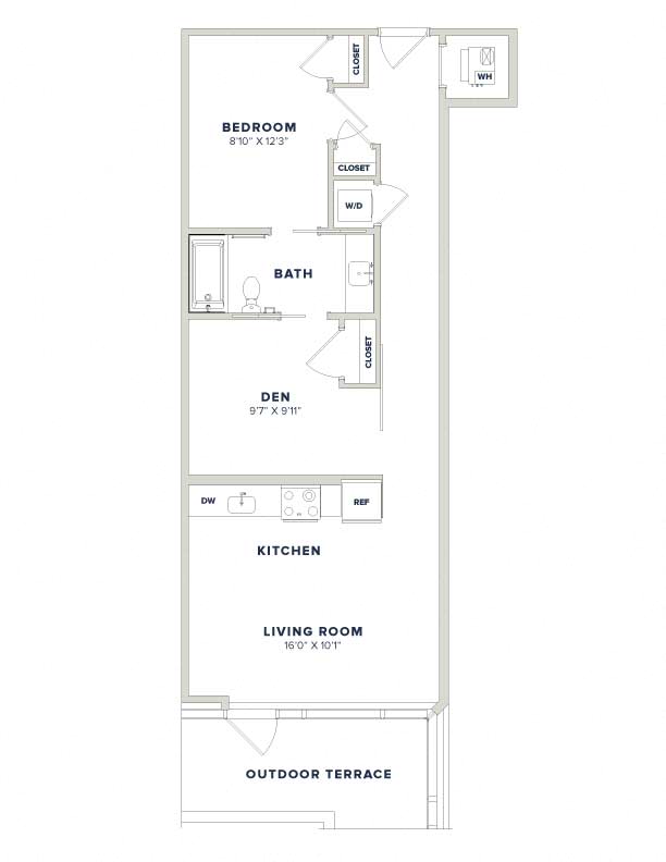 Floor Plan Image of Apartment Apt 1813