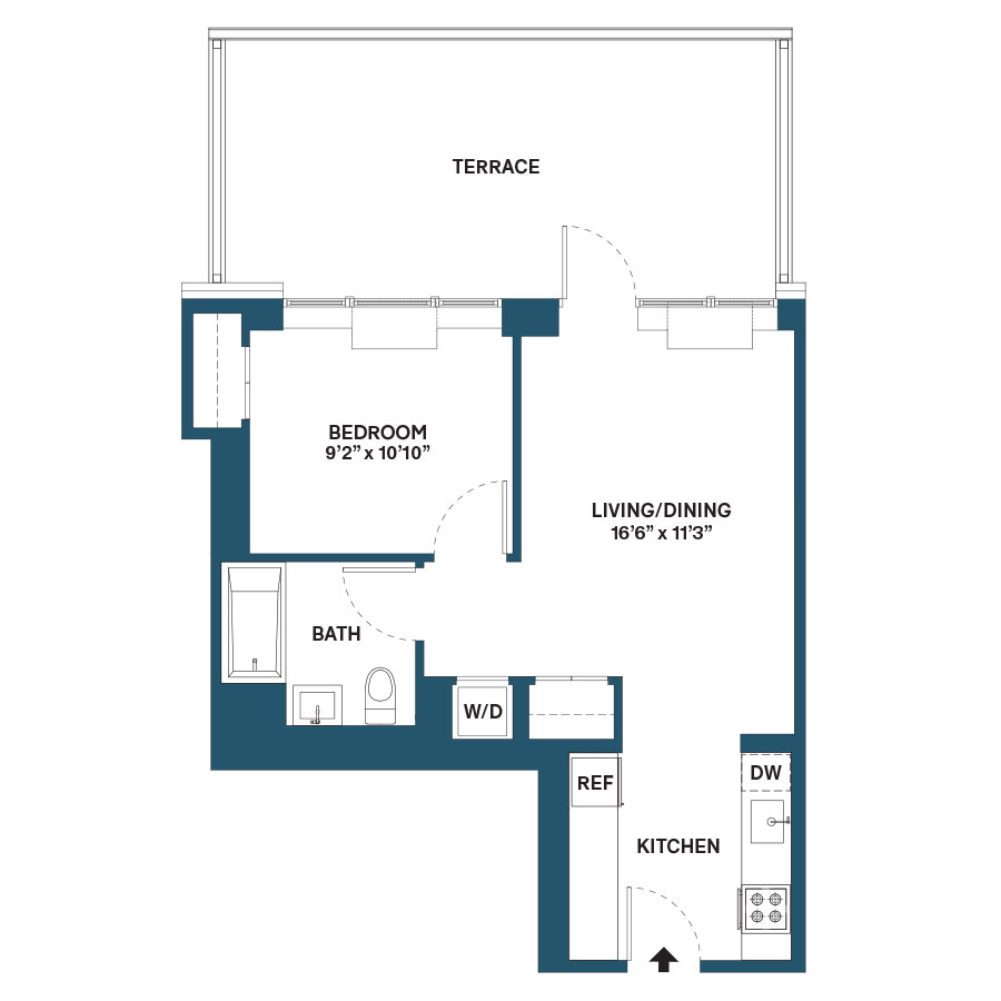 Floorplan image of apartment 0236