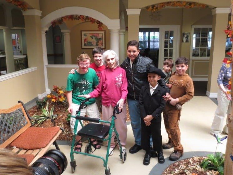 Seniors With Young Generation at Savannah Court & Cottage of Oviedo, Oviedo