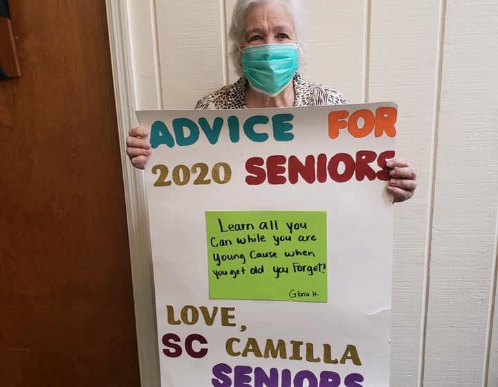 Advice For 2020 Seniors at Savannah Court of Camilla, Georgia