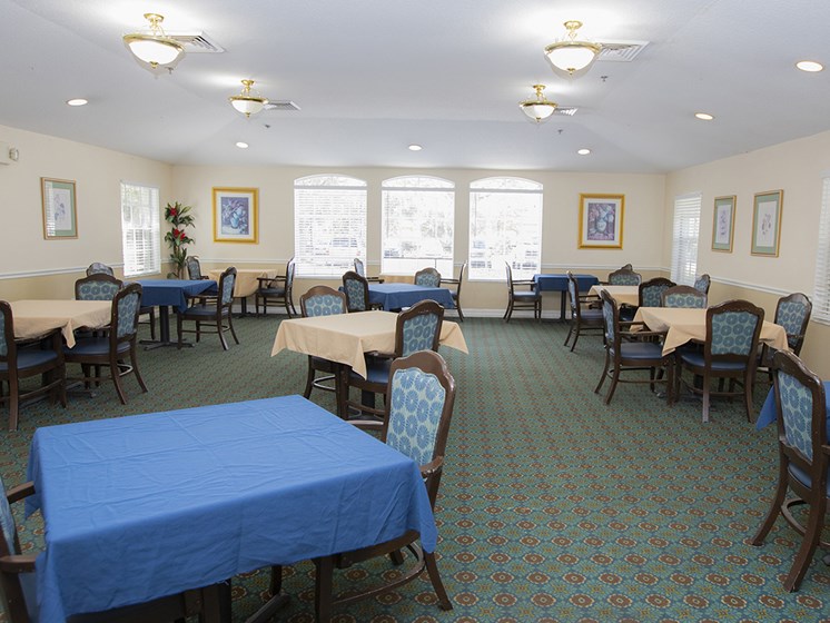 Dining Hall at Savannah Court of Haines City, Haines City, FL