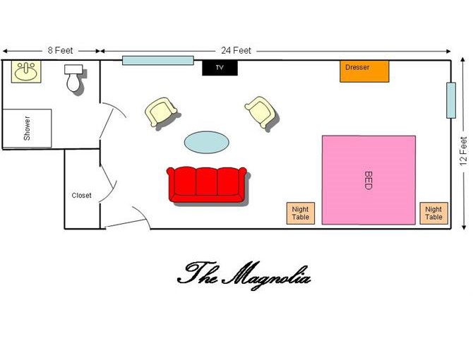 The Magnilia Floor Plan The Magnilia Floor Plan at Savannah Court of Milledgeville, Milledgeville, GA