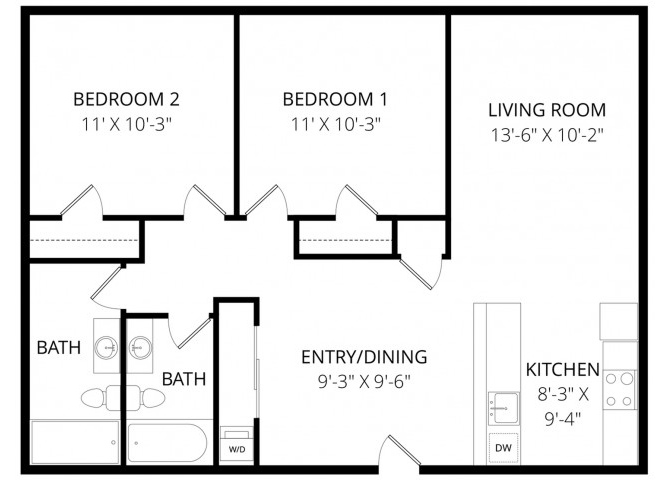 The Crosswind floor plan