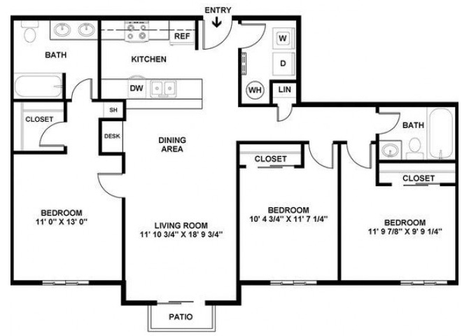 Sakakawea floor plan