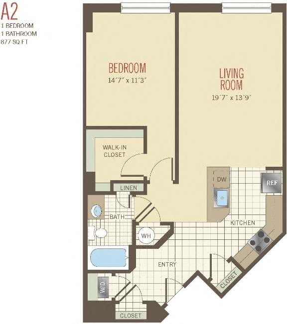 Apartment 0625 floor plan thumb