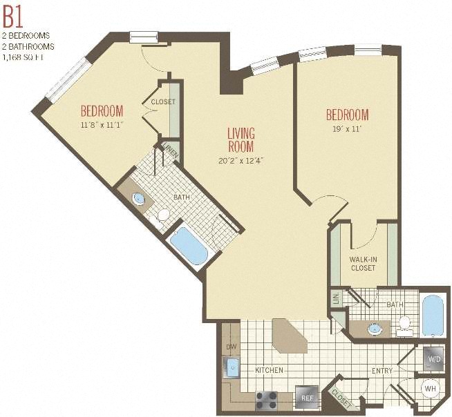 Apartment 1024 floor plan thumb