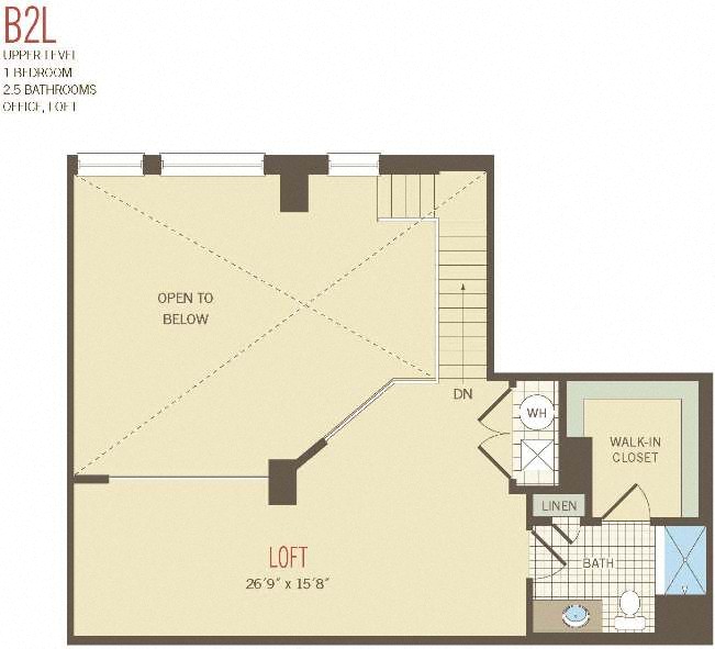 Apartment 1014 floor plan thumb