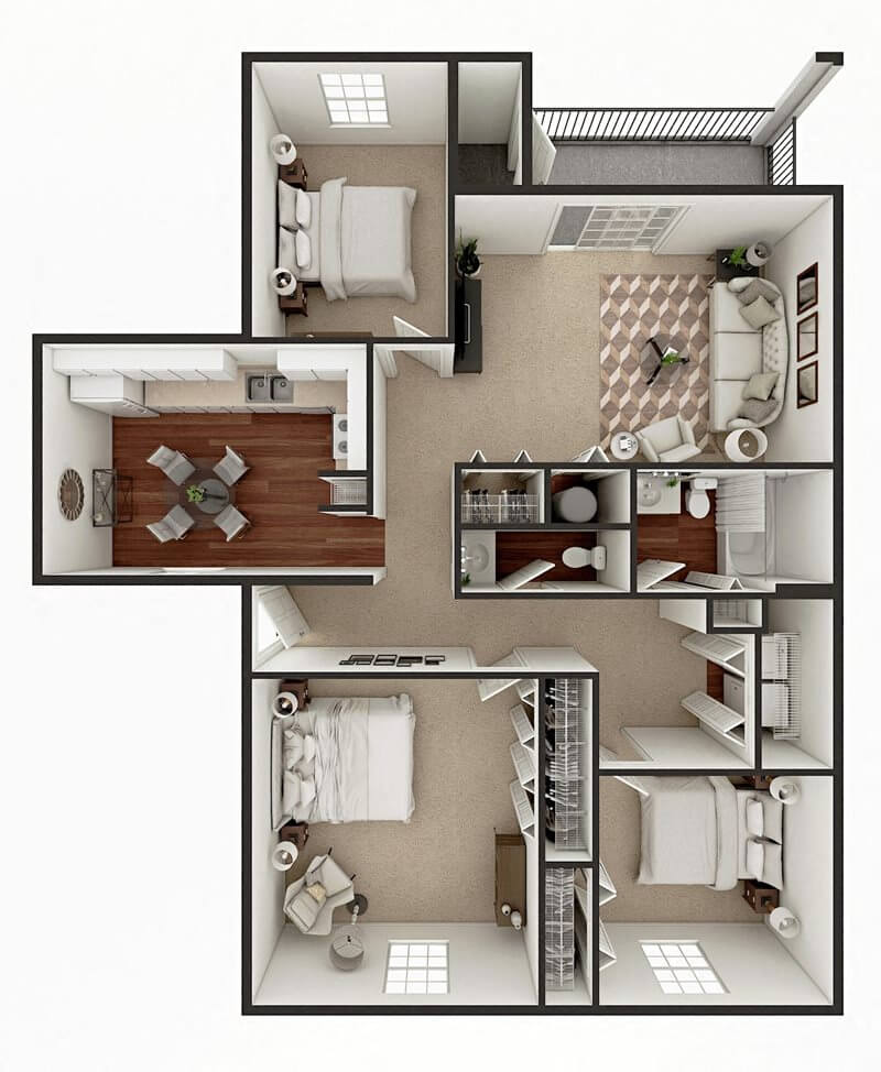 Estate floor plan