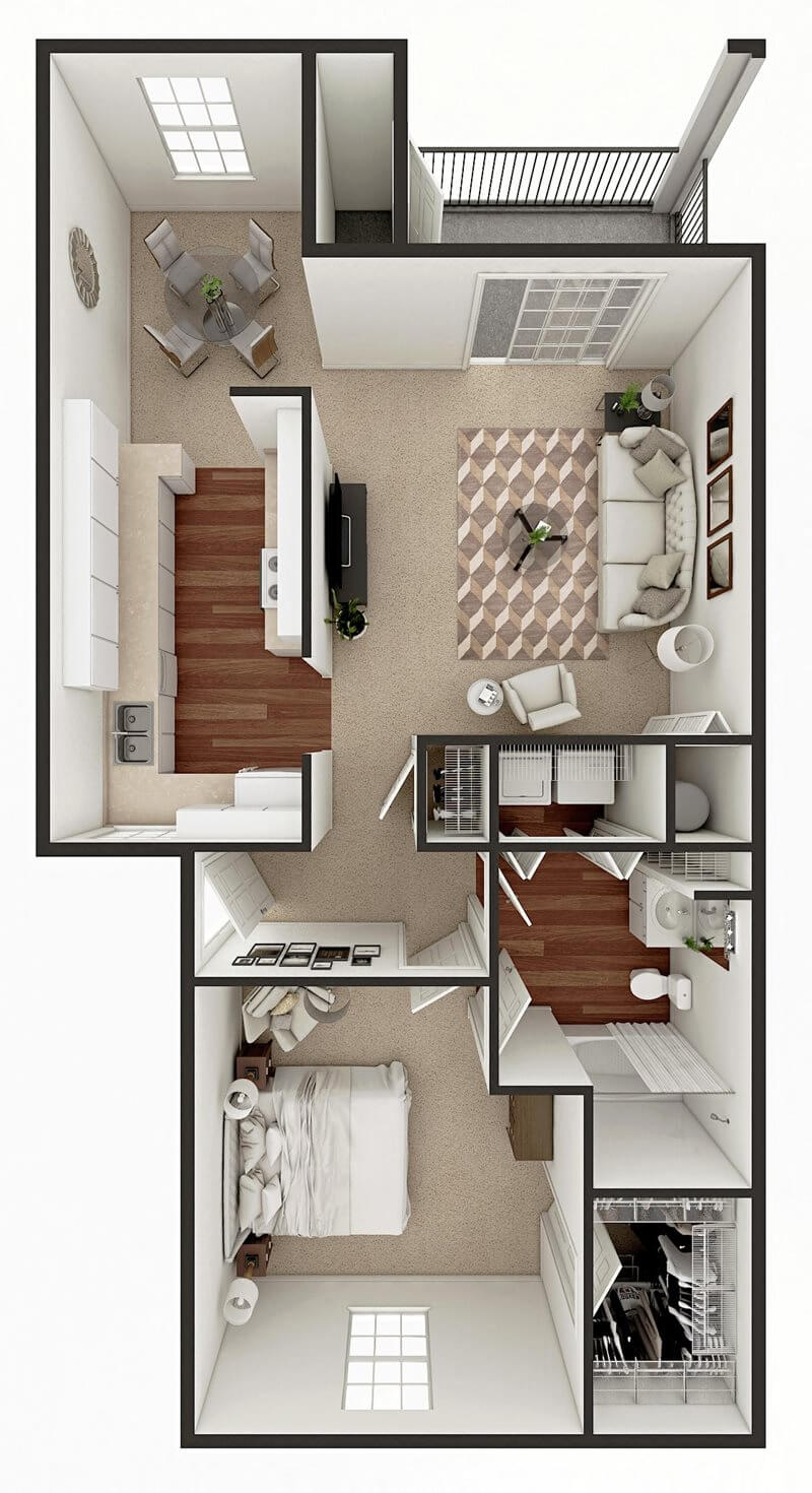 1 2 3 bedroom apartments townhomes in evansville in the brickyard