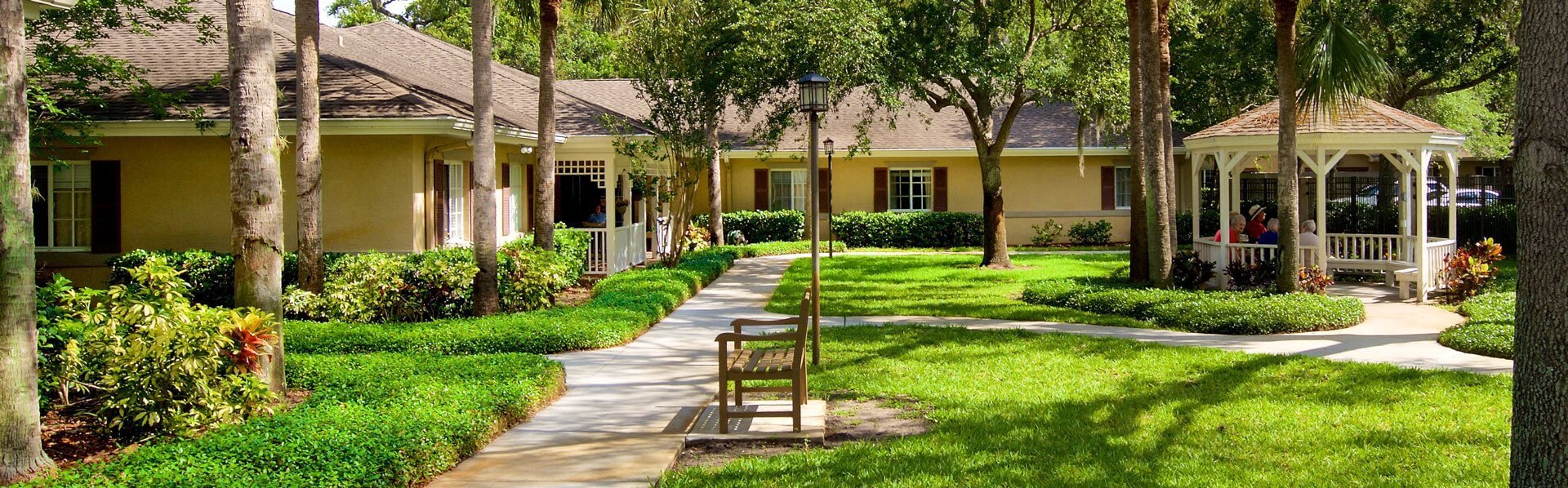 Picturesque Garden Setting  at Pacifica Senior Living Belleair, Clearwater, 33756