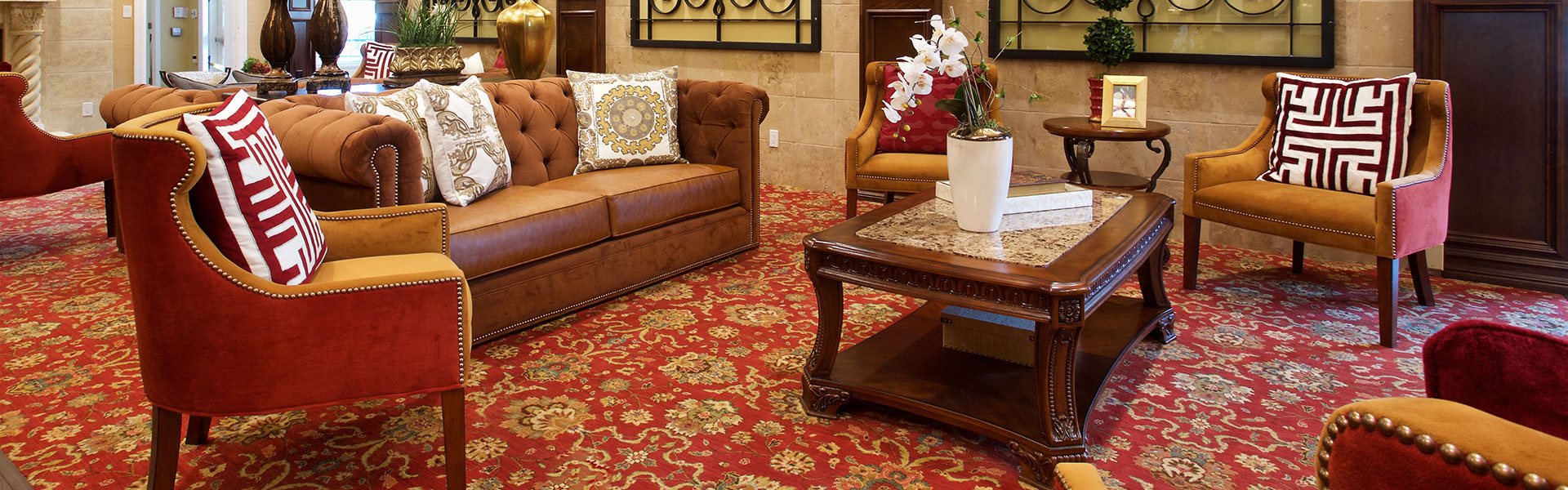 Comfortable Sitting Area to Meet Family and Friends at Pacifica Senior Living Oakland Heights, Oakland, California
