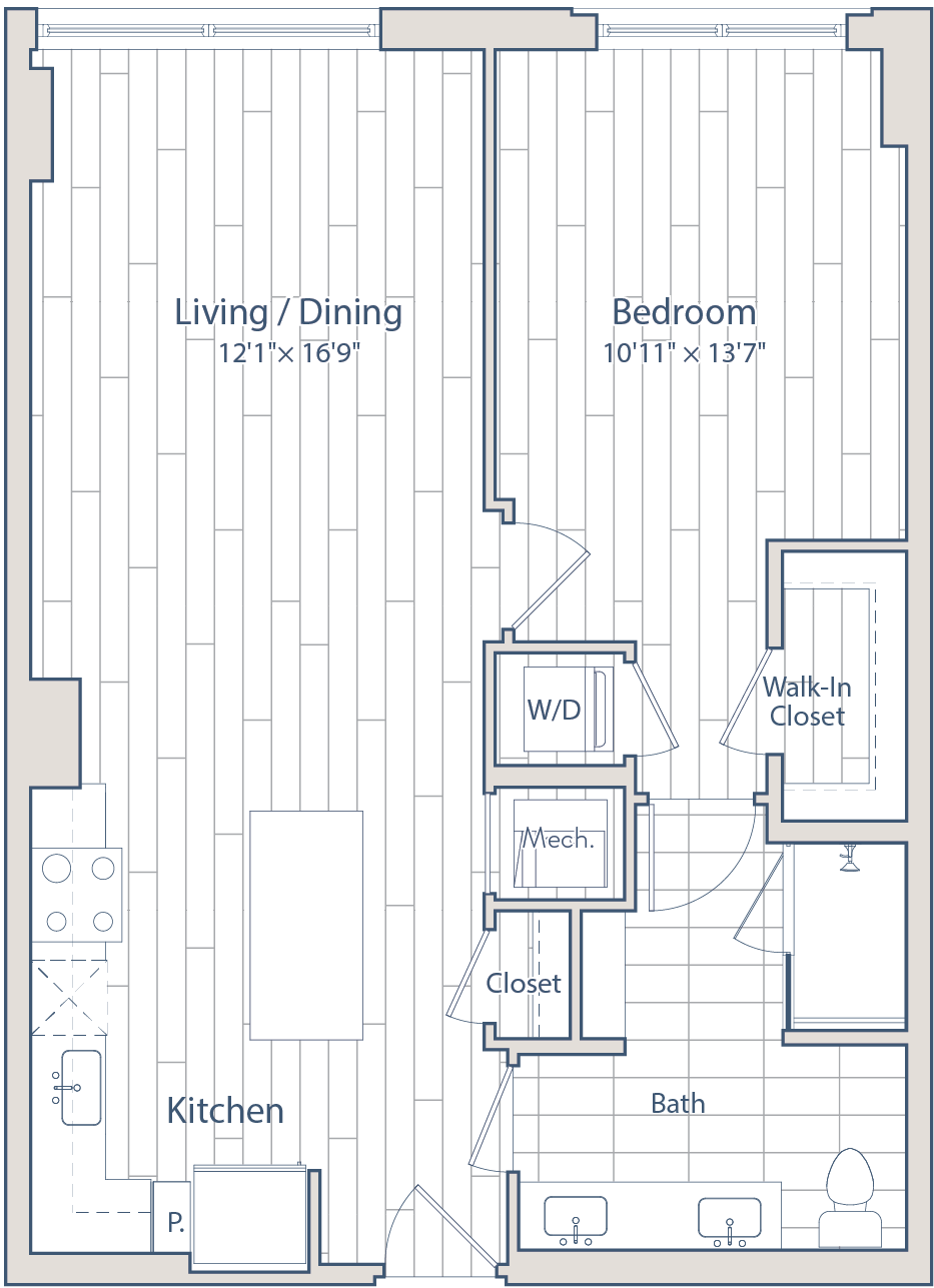 Floor plan of apartment 0629