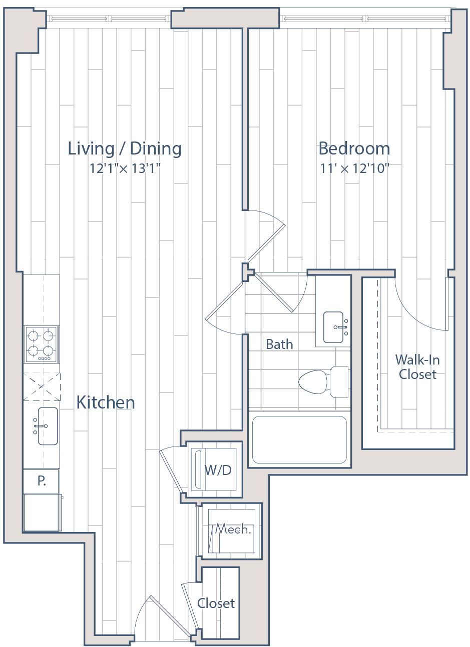 Floor plan of apartment 0235
