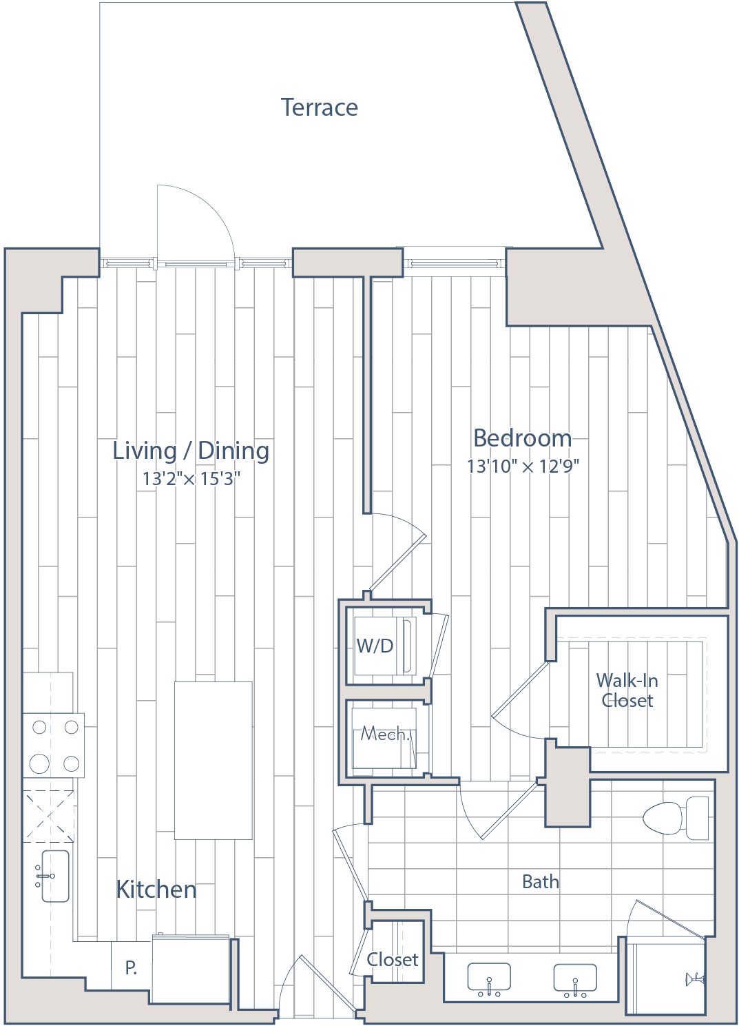 Floor plan of apartment 0138