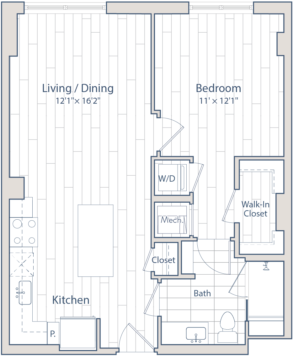 Floor plan of apartment 0319