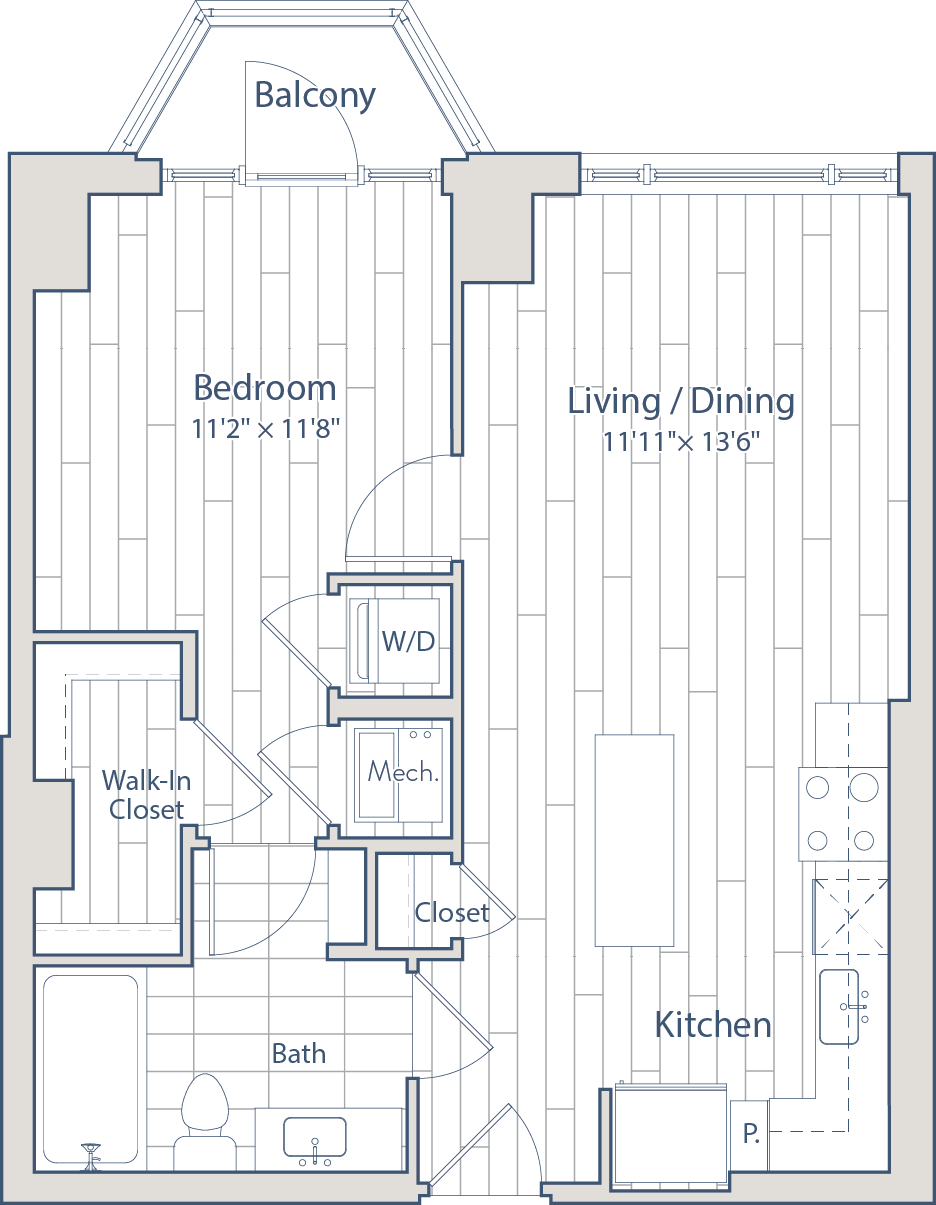 Floor plan of apartment 0914