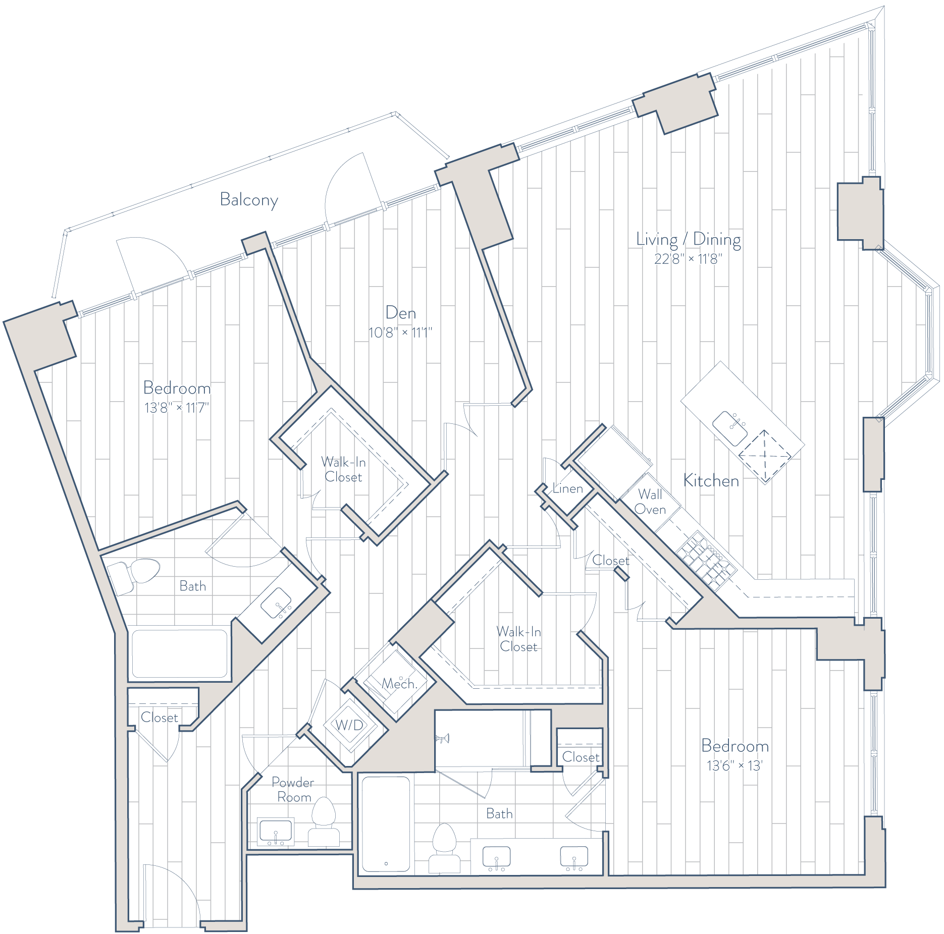 Floor plan of apartment 0239