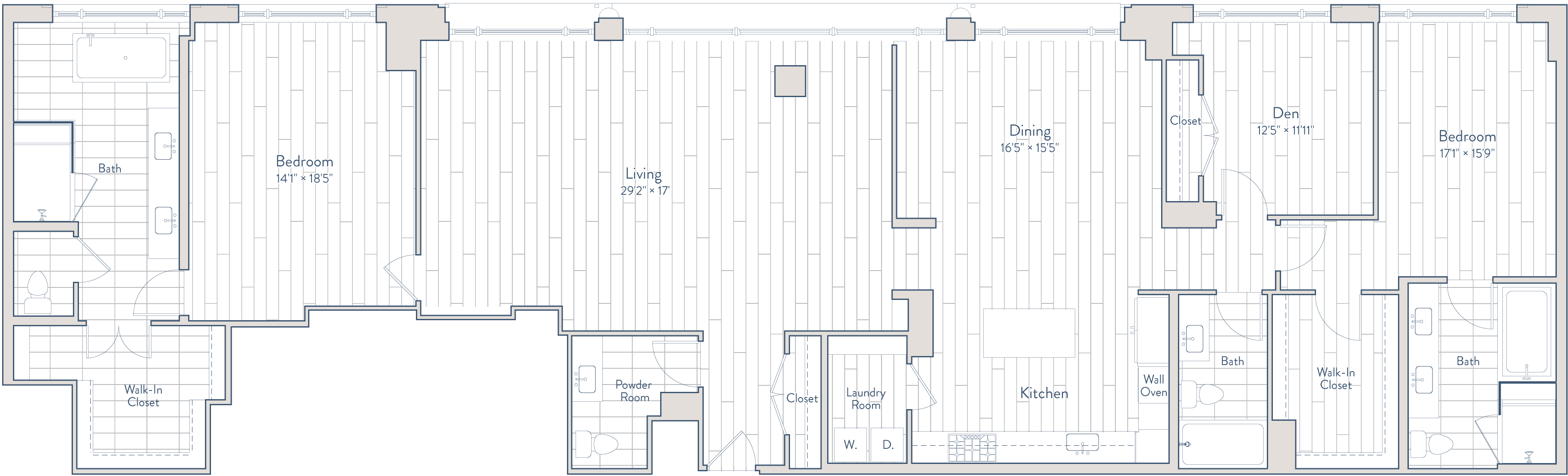 Floor plan of apartment PH10