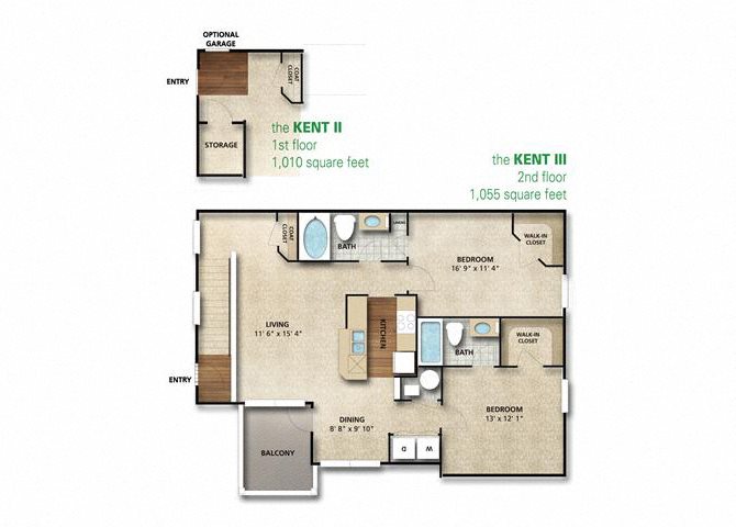 KentIIand III floor plan KentIIand III floor plan