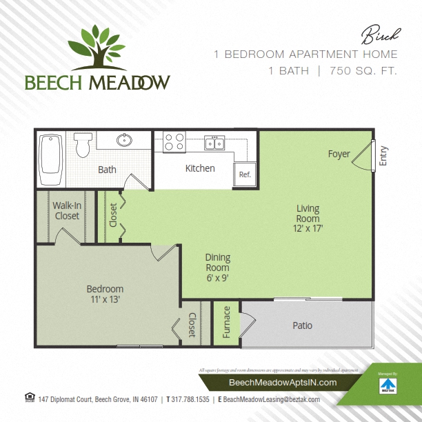 Birch floor plan