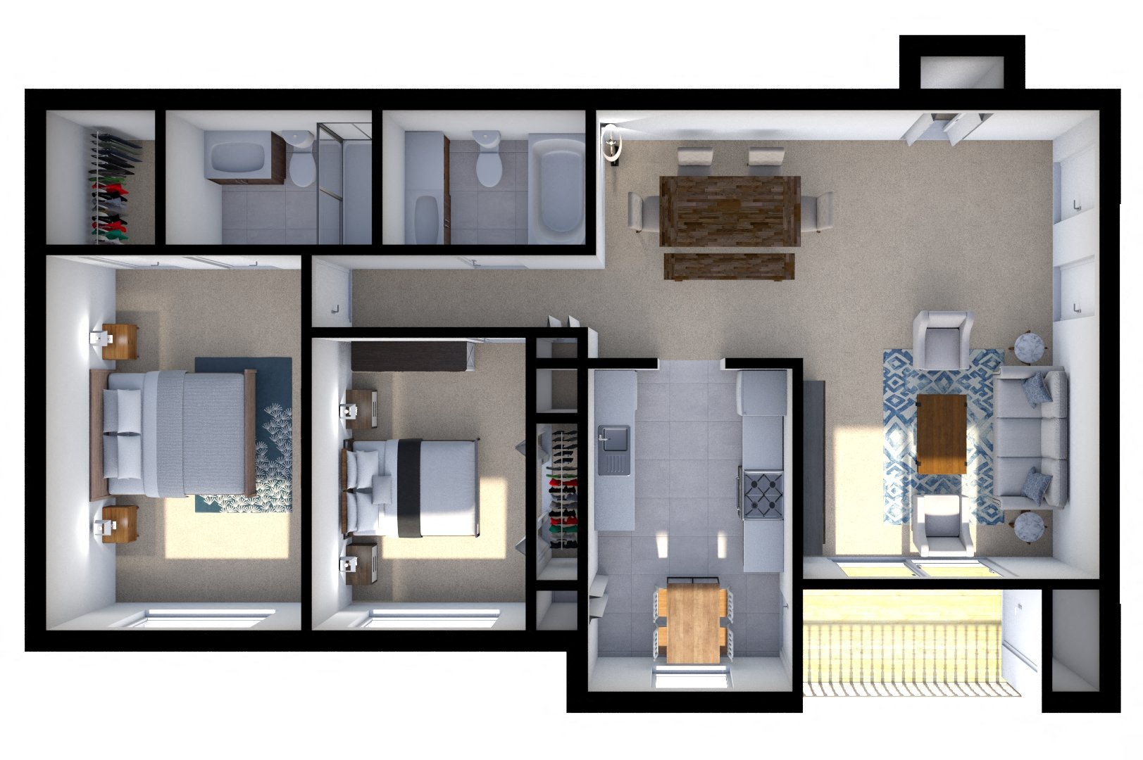 Suite A Floorplan