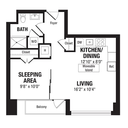 Floor Plan Image of Unit 01314