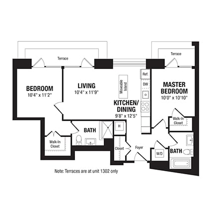 Floor Plan Image of Unit 11202