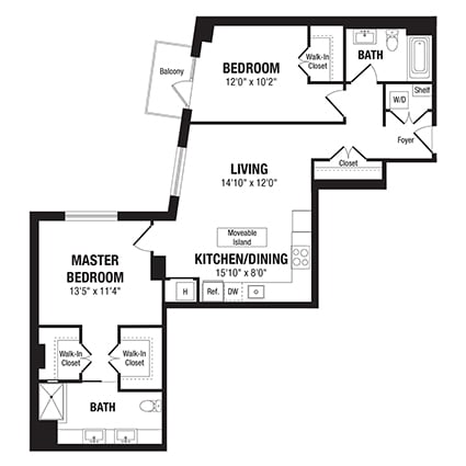 Floor Plan Image of Unit 01607
