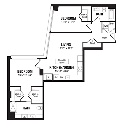 Floor Plan Image of Unit 11207