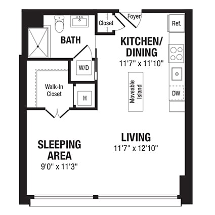Floor Plan Image of Unit 11215