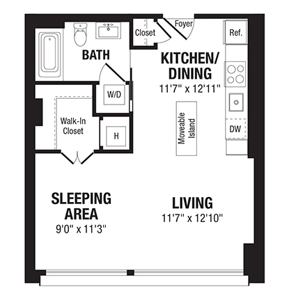 Floor Plan Image of Unit 11218
