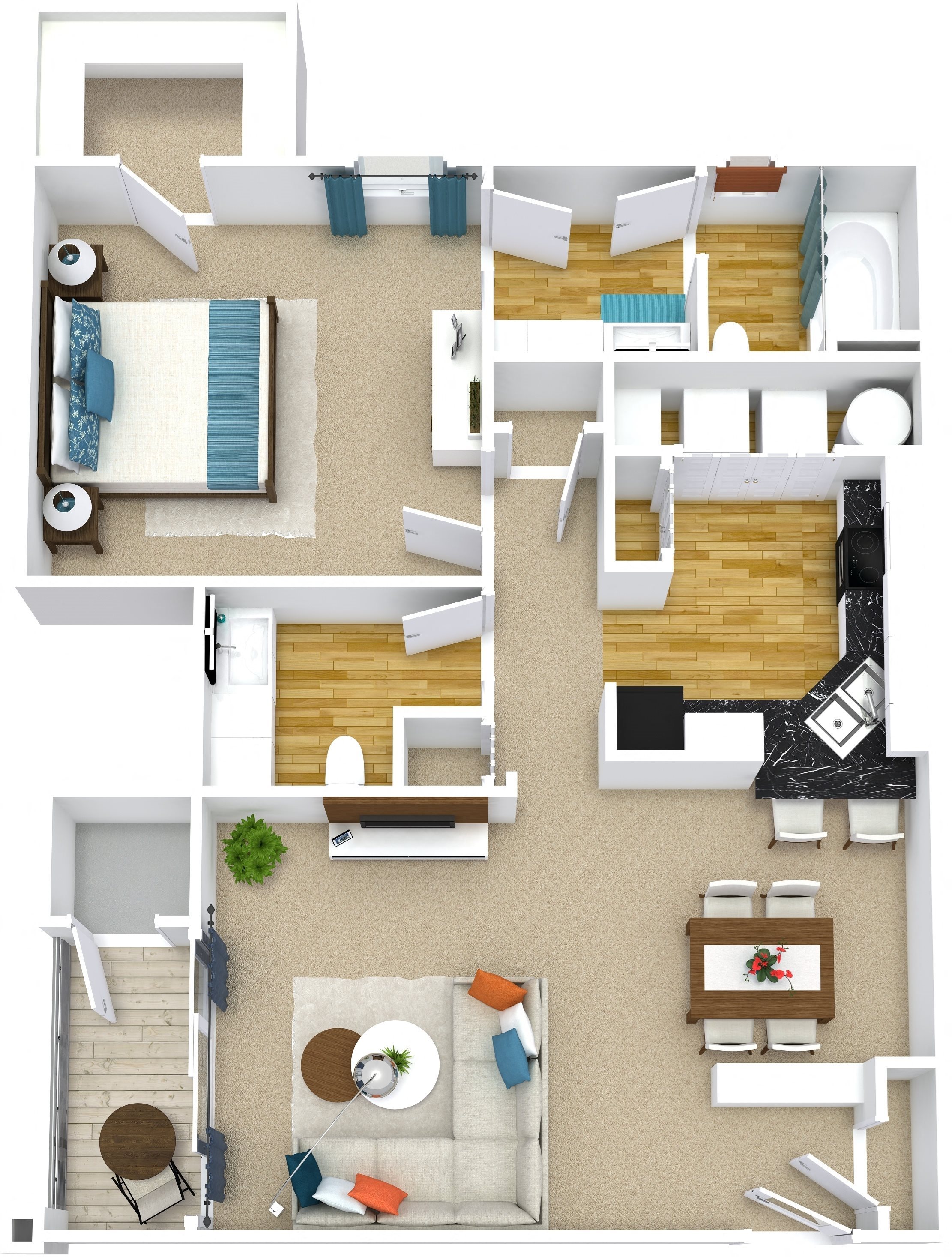 Floor Plans of The Avenues of Baldwin Park in Orlando, FL