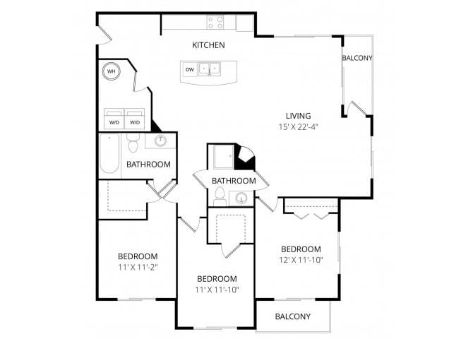 Queen Anne floor plan