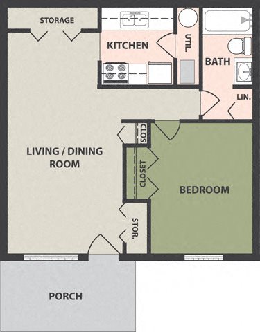 Floor Plans of Greenwood Commons in New Lebanon, OH